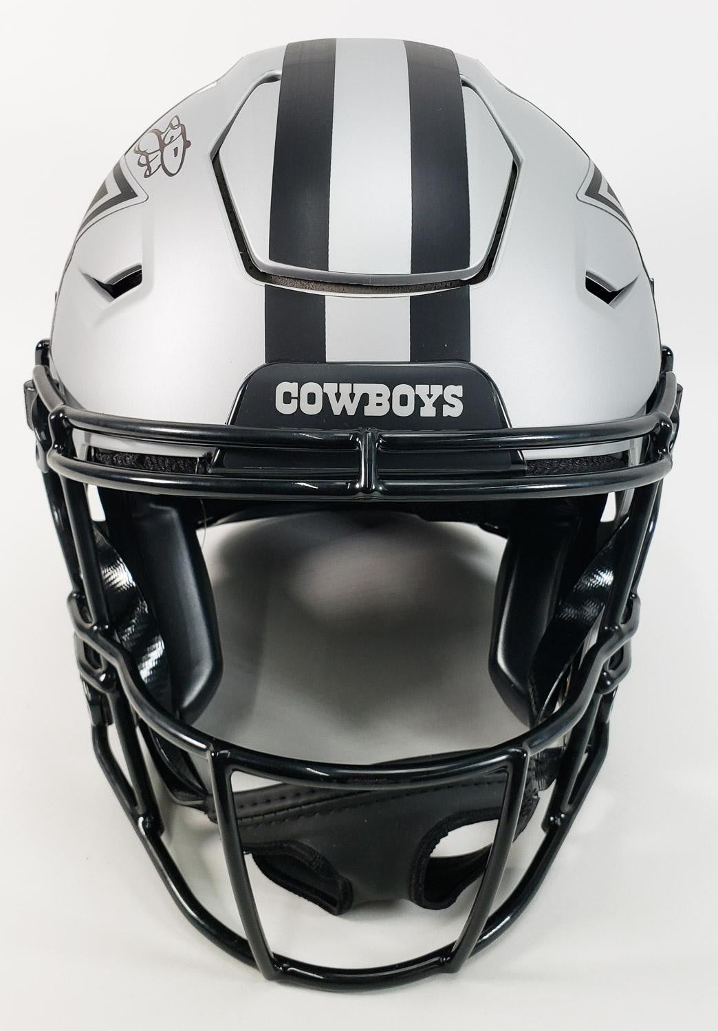 Emmitt Smith Autographed Full-Size Dallas Cowboys On-Field Rave Alternate SpeedF