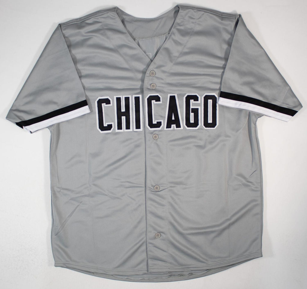 Frank Thomas Autographed Chicago White Sox Custom Jersey – Beckett Witness Certi
