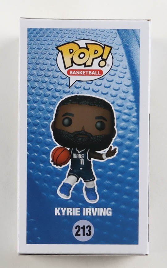 Kyrie Irving Signed Mavericks #213 Funko Pop! Vinyl Figure (AutographCOA)