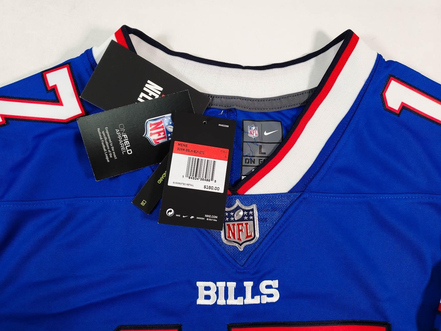 Josh Allen Signed Buffalo Bills Nike NFL Authentic Limited Jersey | Beckett
