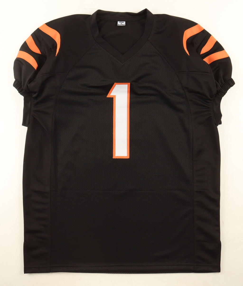 Ja’Marr Chase Signed Cincinnati Bengals Black Jersey – Beckett Certified Autogra