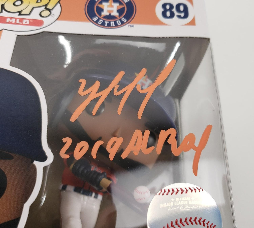 Yordan Alvarez "2019 AL ROY" Signed Houston Astros Funko Pop Vinyl Figurine (Bec
