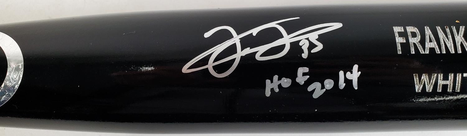 Frank Thomas Autographed Rawlings Game Model Baseball Bat – Inscribed “HOF 2014”
