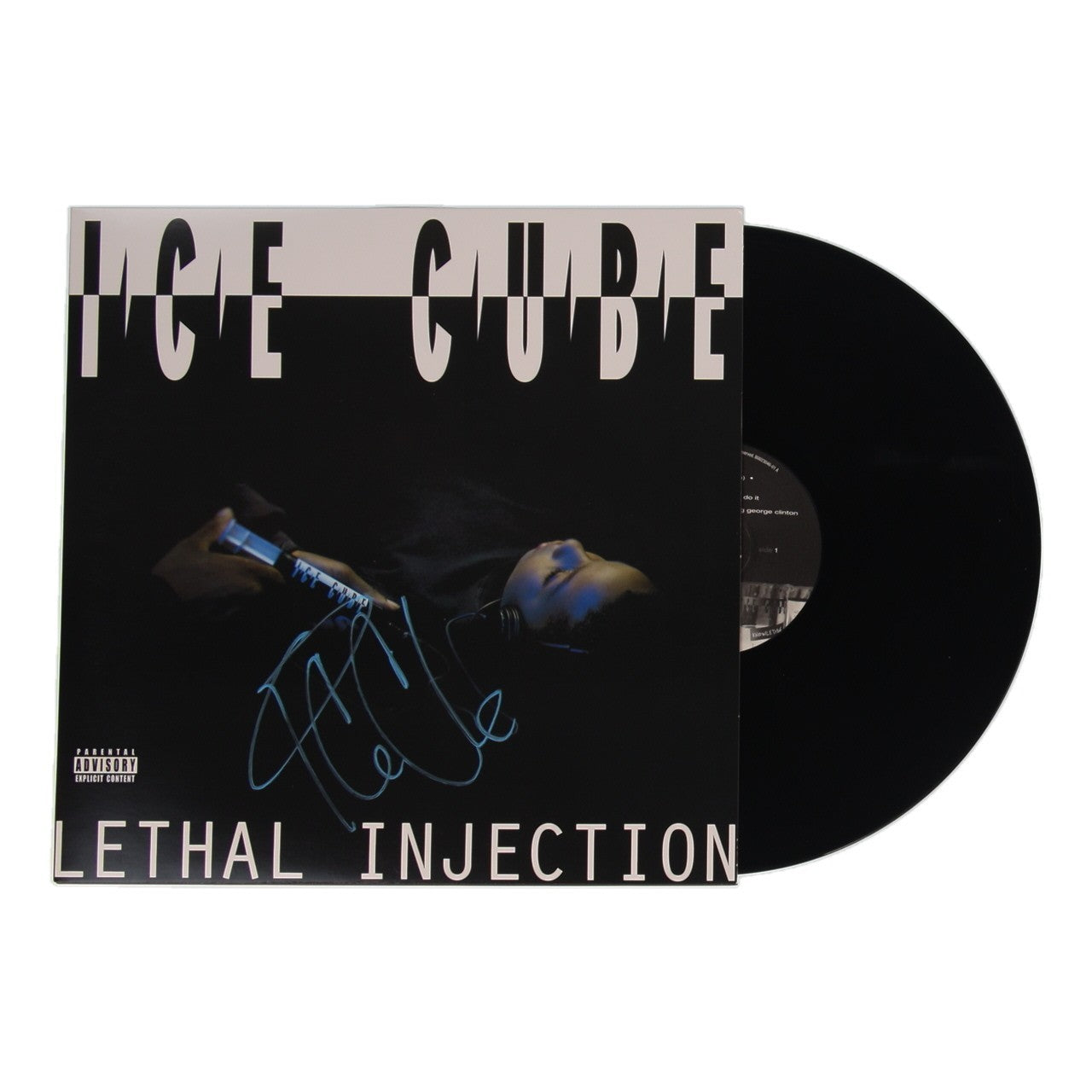 Ice Cube signed "Lethal Injection" Vinyl Record Album (JSA)