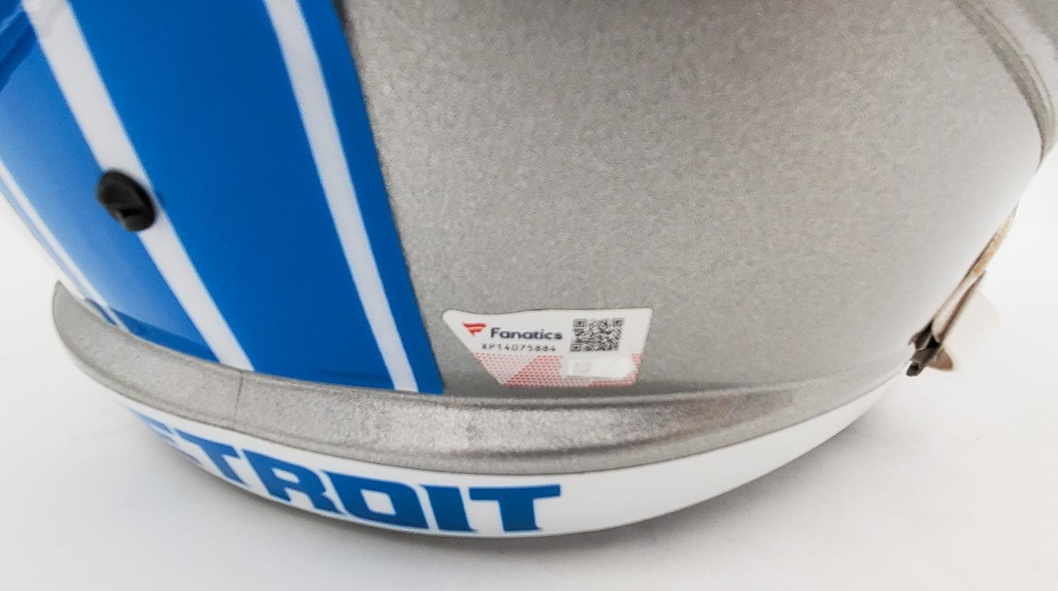 Jared Goff Autographed Full-Size Detroit Lions Speed Helmet – Fanatics Certified