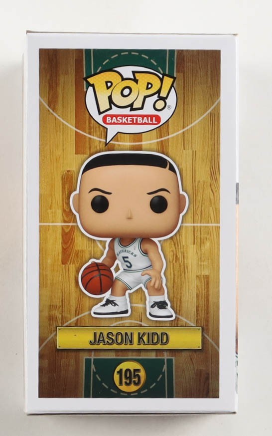 Jason Kidd Signed Mavericks #195 Funko Pop! Vinyl Figure (AutographCOA)