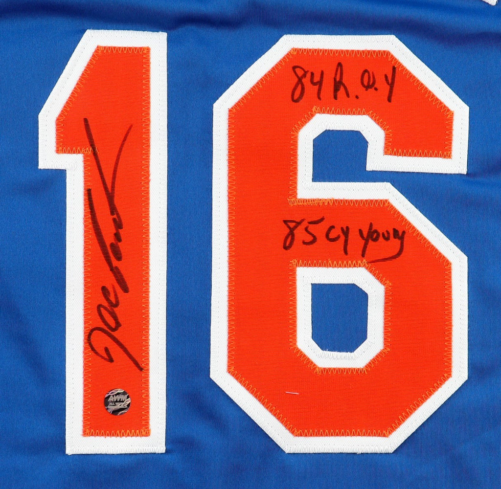⚾ Dwight “Doc” Gooden Autographed Jersey – Inscribed “84 R.O.Y.” & “85 CY Young”
