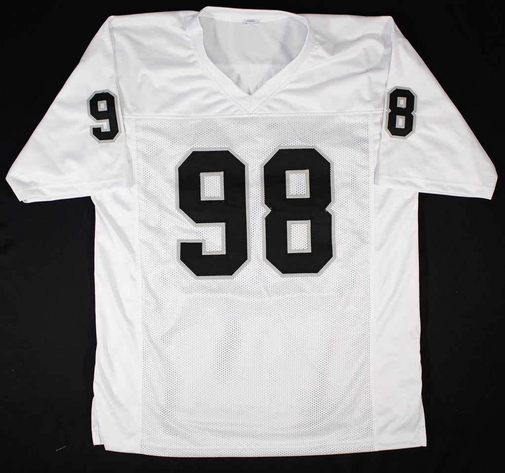 Maxx Crosby Autographed Las Vegas Raiders Custom Jersey – Beckett Witness Certif