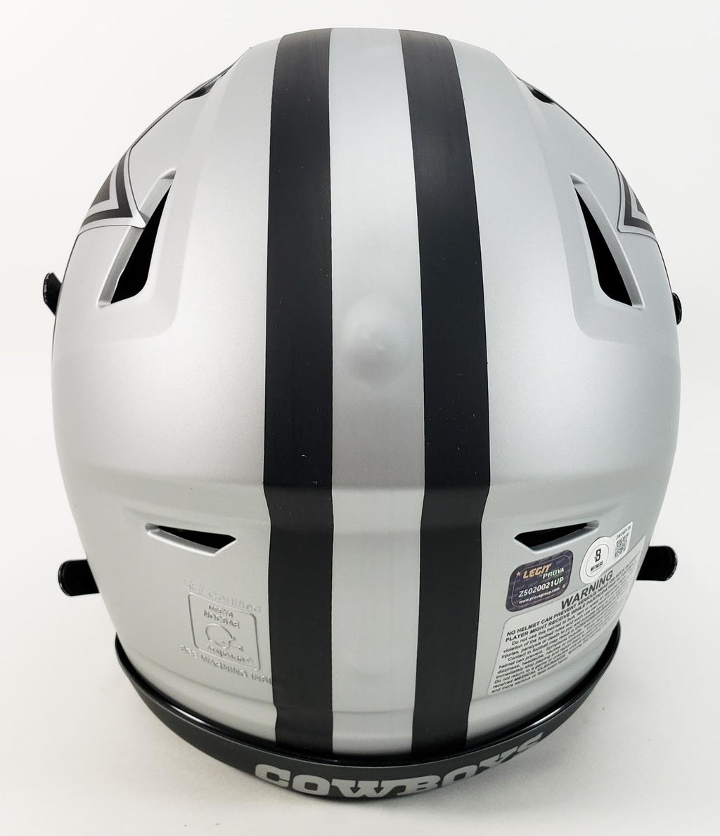 Emmitt Smith Autographed Full-Size Dallas Cowboys On-Field Rave Alternate SpeedF