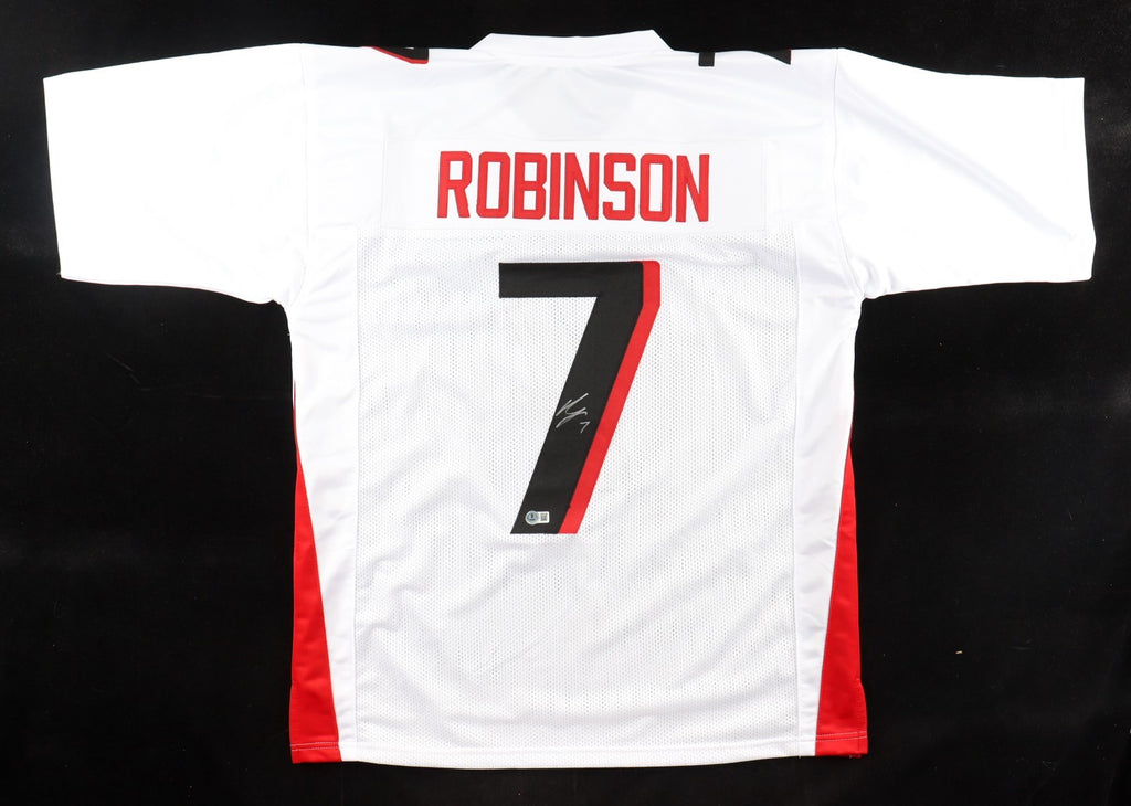 Bijan Robinson Signed Custom Jersey Beckett COA