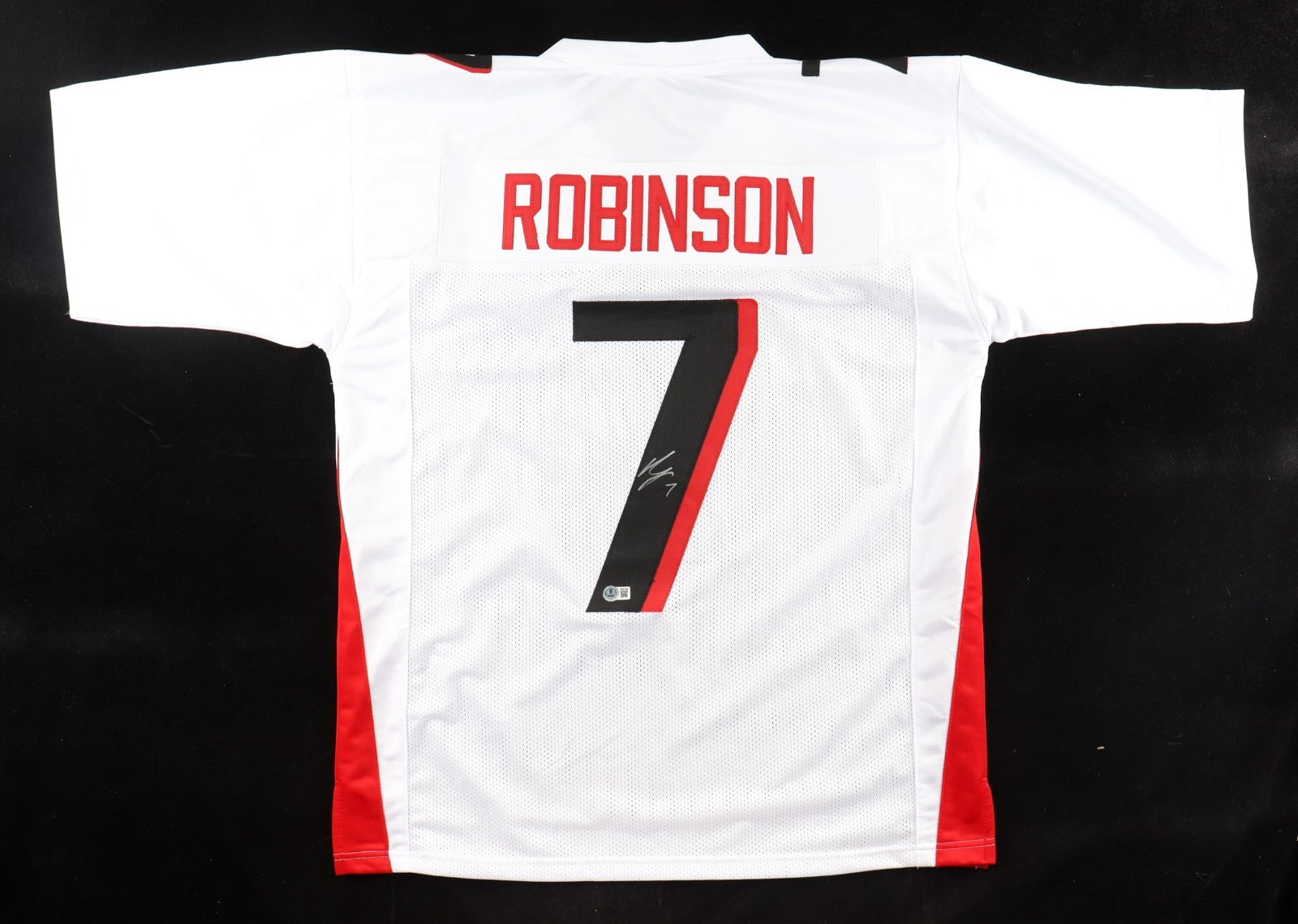 Bijan Robinson Signed Custom Jersey Beckett COA