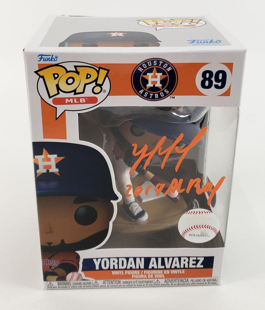 Yordan Alvarez "2019 AL ROY" Signed Houston Astros Funko Pop Vinyl Figurine (Bec