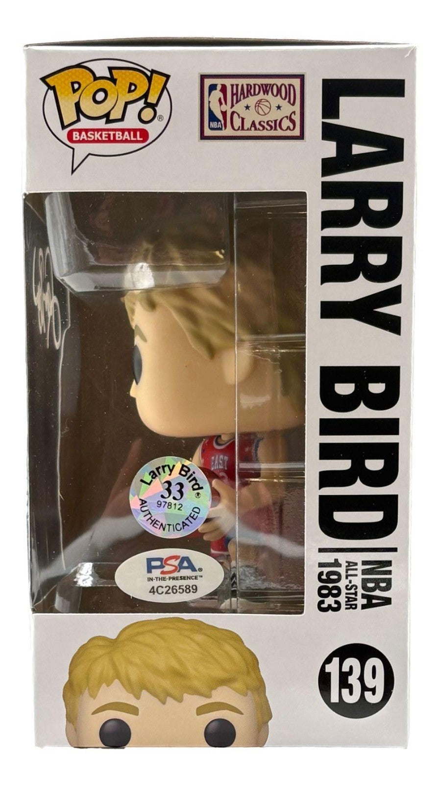 🏀 Larry Bird Autographed NBA All-Stars #139 Funko Pop! Vinyl Figure – PSA