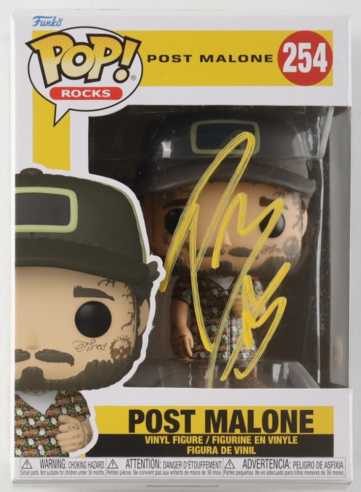 Post Malone Signed #254 Funko Pop! Vinyl Figure (ACOA)
