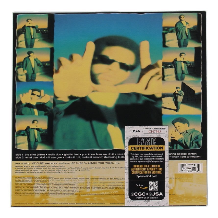 Ice Cube signed "Lethal Injection" Vinyl Record Album (JSA)