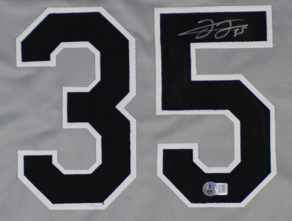 Frank Thomas Autographed Chicago White Sox Custom Jersey – Beckett Witness Certi