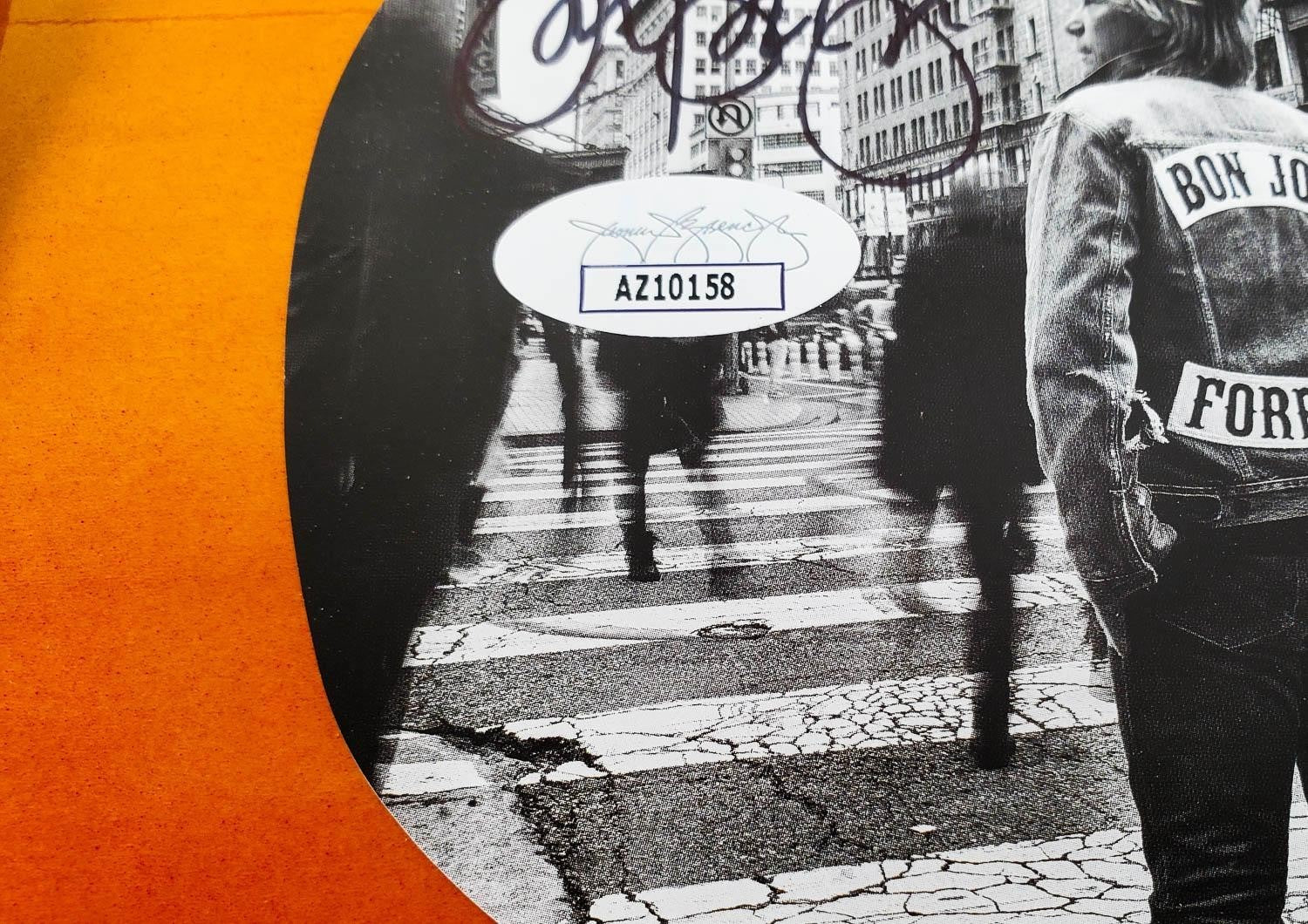 Jon Bon Jovi Signed Acoustic Guitar JSA Hologram Autographed Pickguard