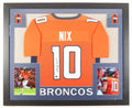 BO NIX Signed/Autographed Custom Jersey in 35x43 Frame  -Beckett/BAS