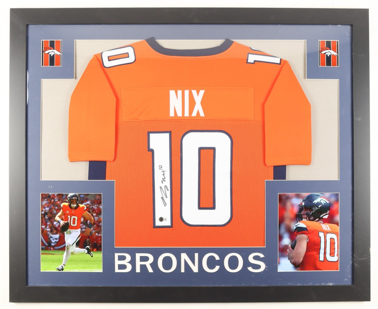 BO NIX Signed/Autographed Custom Jersey in 35x43 Frame  -Beckett/BAS