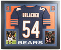 Brian Urlacher Signed Custom Framed Jersey Display – “HOF 18” Inscription | Beck