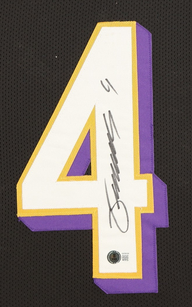 ZAY FLOWERS Signed/Autographed Custom Jersey in 35x43 Frame  - Beckett