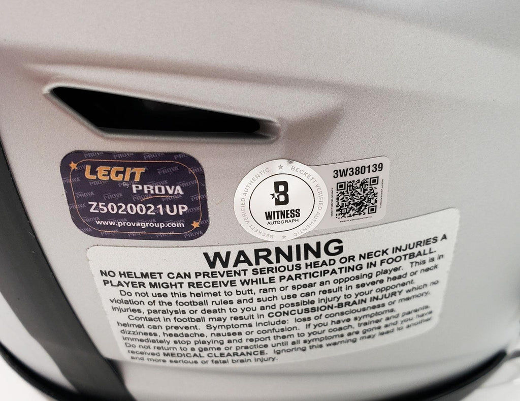 Emmitt Smith Autographed Full-Size Dallas Cowboys On-Field Rave Alternate SpeedF