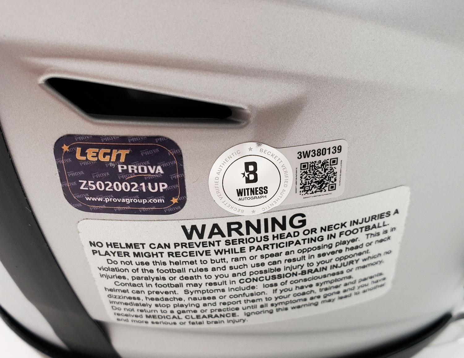 Emmitt Smith Autographed Full-Size Dallas Cowboys On-Field Rave Alternate SpeedF