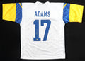 Davante Adams Autographed/Signed White LA Rams Jersey (Beckett Witness)