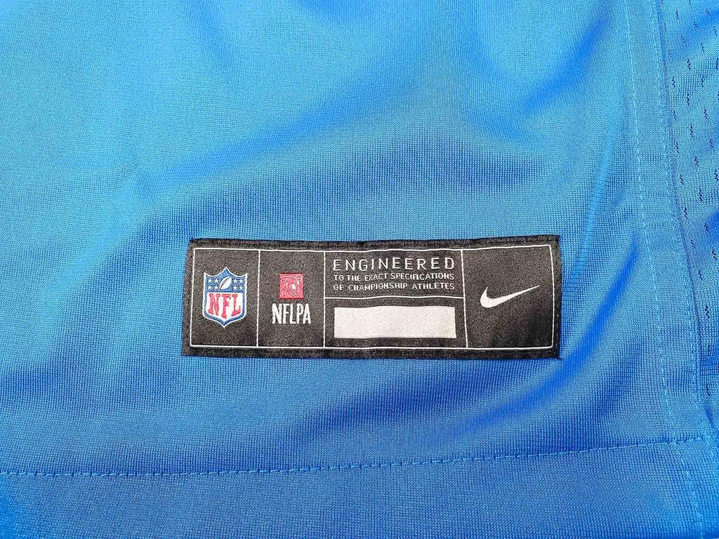 Jameson Williams Signed Detroit Lions Nike Engineered NFL Replca Jersey - Becket