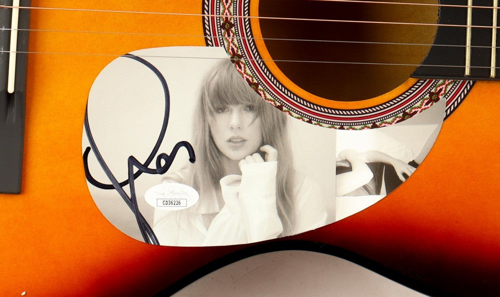 🎸 Taylor Swift Guitar with Signed Custom Insert Pickguard – JSA Certified