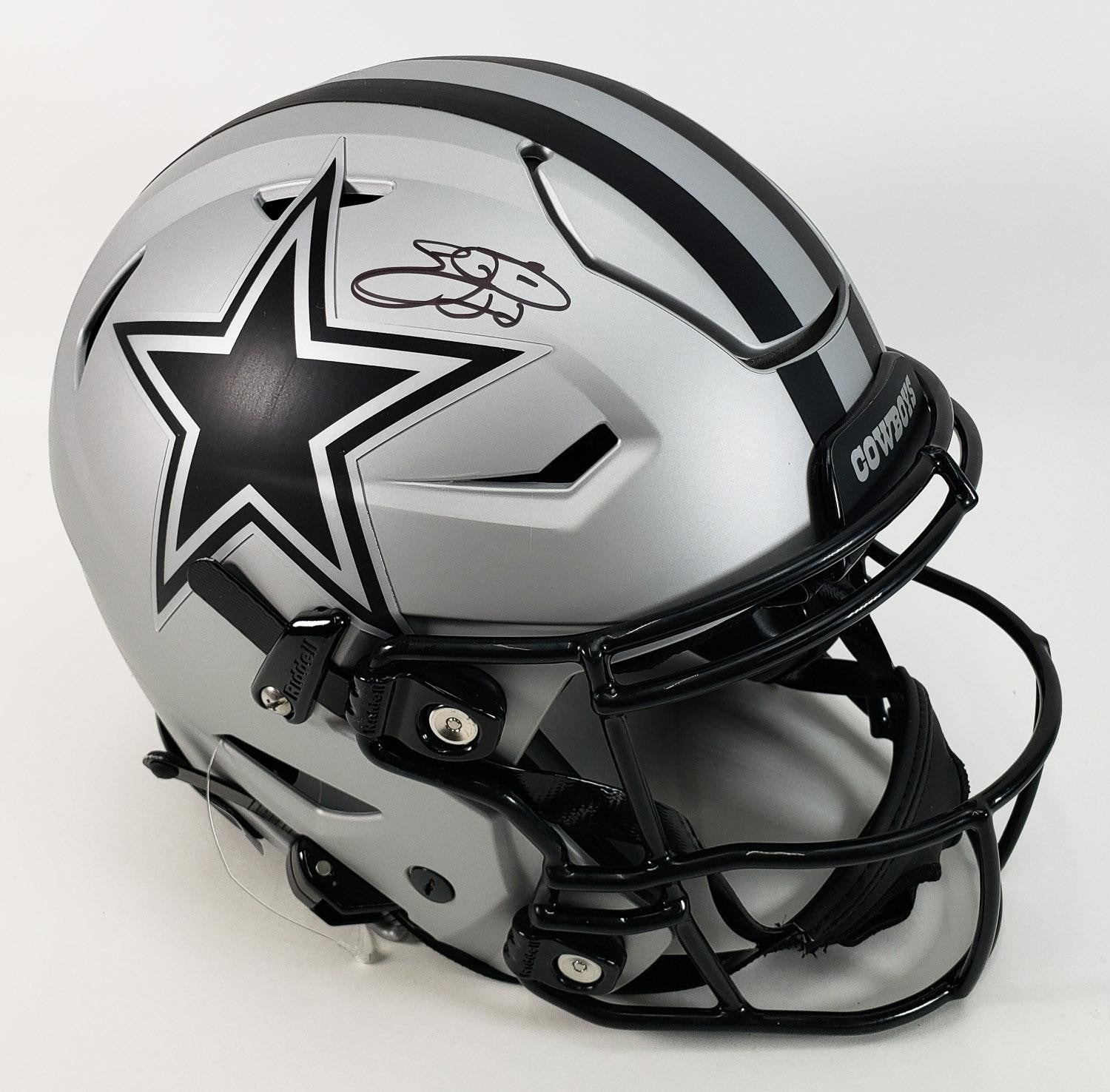 Emmitt Smith Autographed Full-Size Dallas Cowboys On-Field Rave Alternate SpeedF