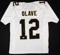 Chris Olave Autographed New Orleans Saints White Custom Jersey – Beckett Certifi