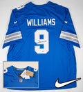Jameson Williams Signed Detroit Lions Nike Engineered NFL Replca Jersey - Becket