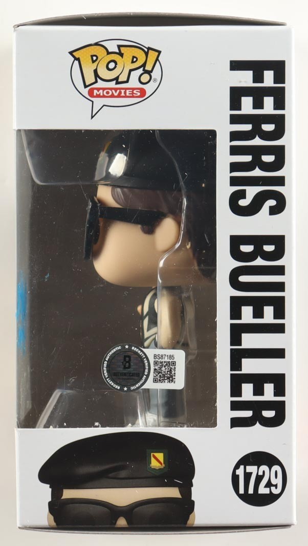 Matthew Broderick Sig Signed "Ferris Bueller's Day Off" #1729 Funko Pop! Beckett