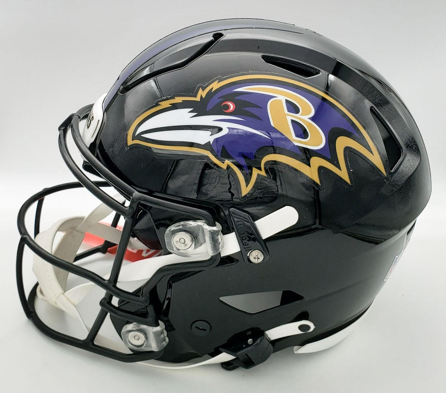 Derrick Henry Autographed Full-Size Baltimore Ravens On-Field SpeedFlex Helmet –