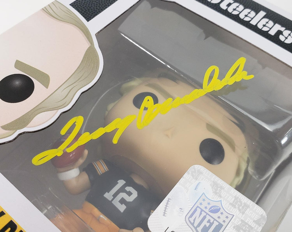 Terry Bradshaw Autographed Pittsburgh Steelers Funko Pop! Vinyl Figure #85 – Bec
