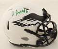 DeVonta Smith Signed Eagles Lunar Eclipse Alternate Speed Mini Helmet (Beckett)