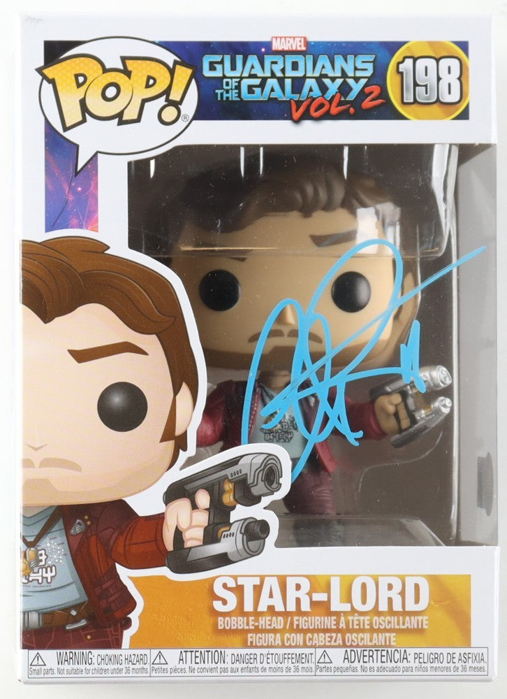 Chris Pratt Signed Guardians of the Galaxy Vol. 2 #198 Star-Lord Funko Pop! | Be