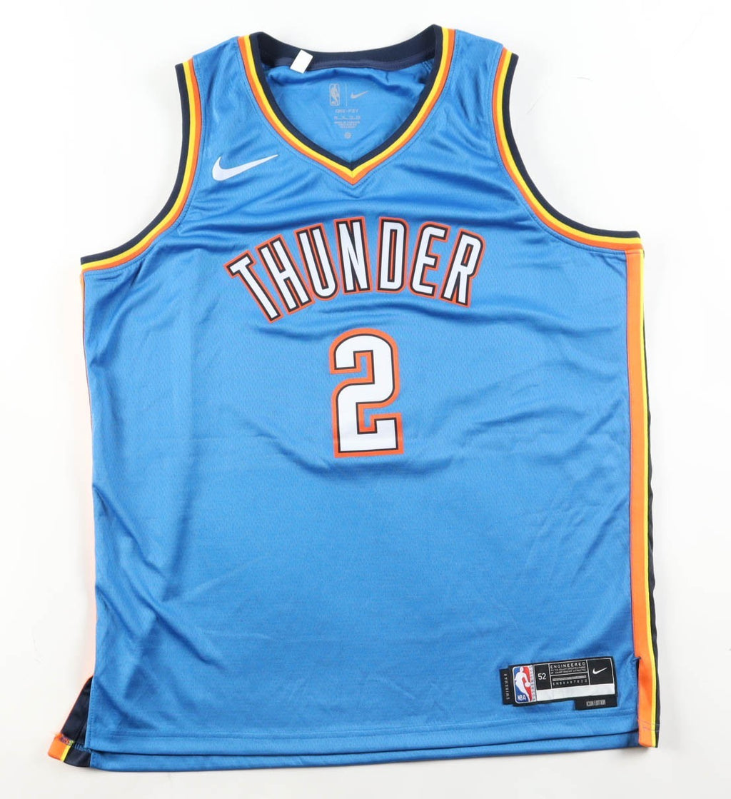Shai Gilgeous-Alexander Signed OKC Thunder Nike Authentic Finals Edition Jersey