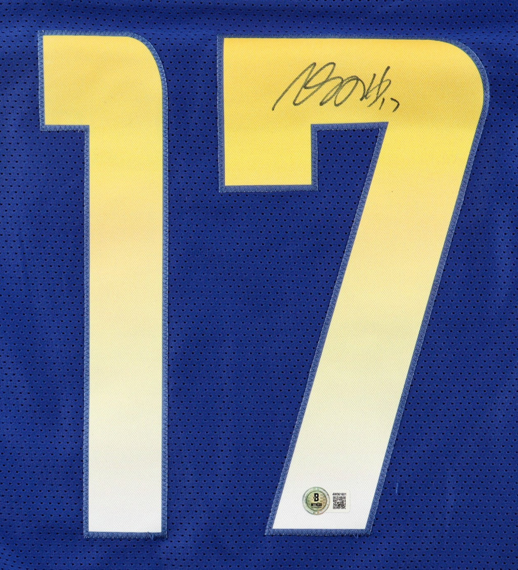 Davante Adams Signed Los Angeles Rams Blue Jersey – Beckett Certified Autograph