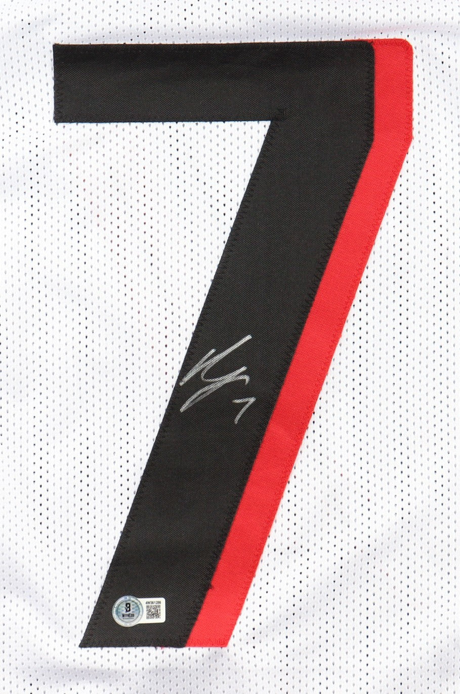 Bijan Robinson Signed Custom Jersey Beckett COA