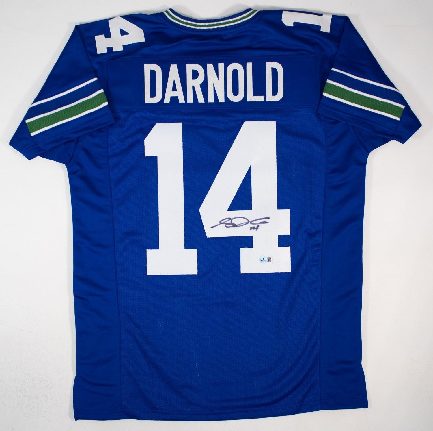 Sam Darnold Signed Seattle Seahawks Custom Jersey | Beckett Certified