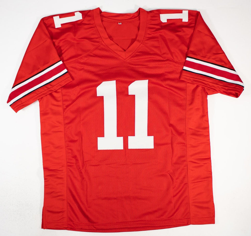 Jaxon Smith Njigba Signed Ohio State Buckeyes Custom Jersey (Beckett Certified)
