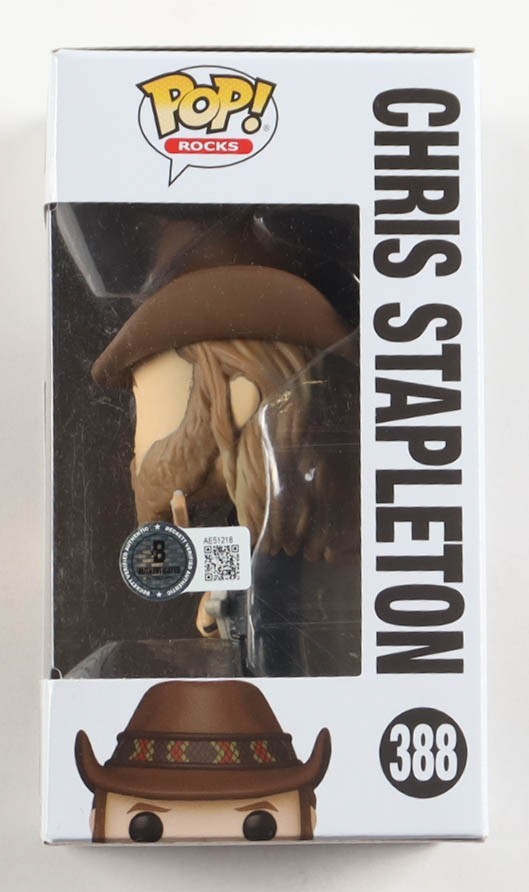 Chris Stapleton Signed #259 Funko Pop! Vinyl Figure (Beckett)