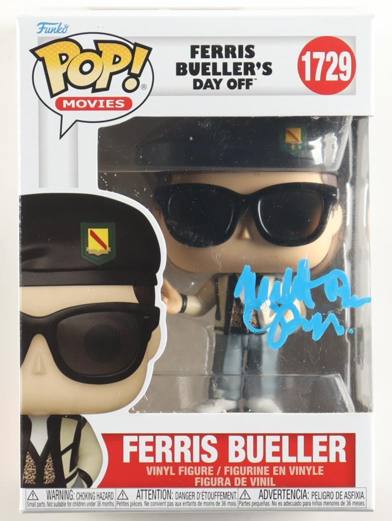 Matthew Broderick Sig Signed "Ferris Bueller's Day Off" #1729 Funko Pop! Beckett