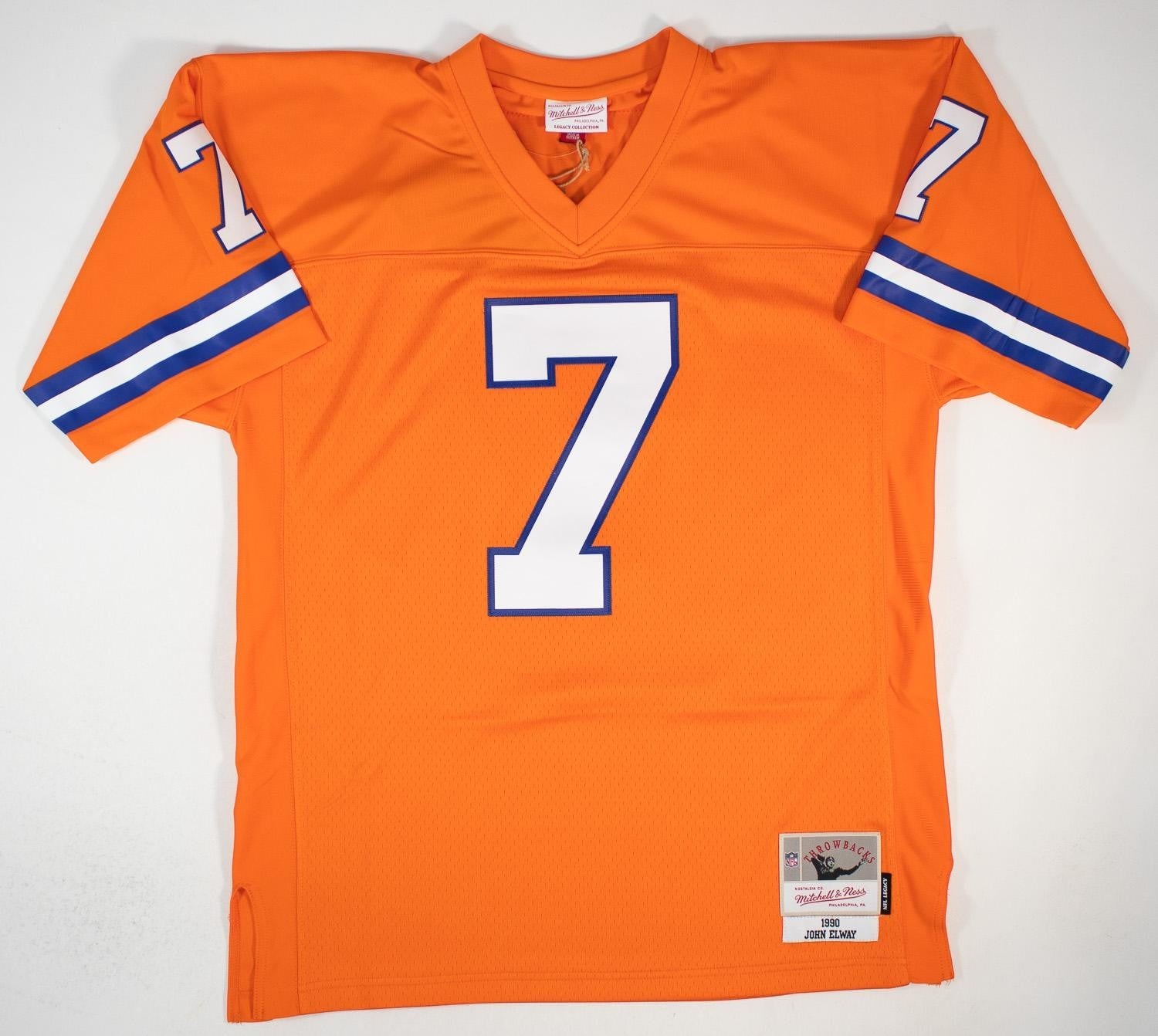 John Elway Signed Denver Broncos Mitchell & Ness Throwback 1990 Legacy Jers