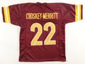 Jacory Croskey-Merritt Signed Custom Jersey – JSA Signature Debut Rookie Authent