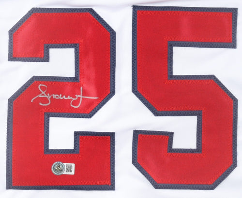 Andruw Jones Signed Jersey – Beckett Certified Autograph