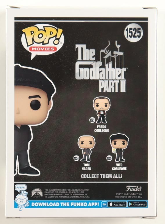 Robert De Niro Signed The Godfather Part II #1200 Vito Corleone Funko Pop! ACOA