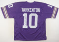 Fran Tarkenton Signed Jersey Inscribed “HOF 86” – JSA Certified Autograph